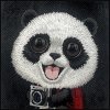 Etui Nimmy Big Eyed Pet 2.0 Panda do     iPhone 17 czarny